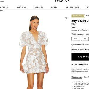 REVOLVE Elliatt Zayla White floral dress